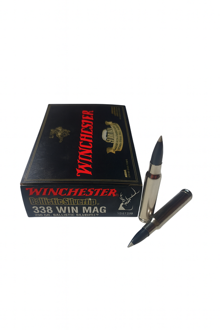 Winchester Supreme Ammunition - 338 Winchester Magnum - 200 Grain Ballistic Silvertip - 20 Rounds