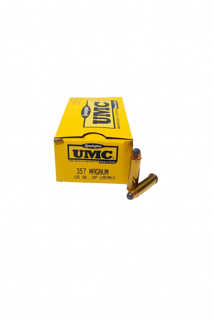 UMC Ammunition - 357 Magnum - 125 Grain Jacketed Soft Point - 50 Rounds UMC Ammunition - 357 Magnum - 125 Grain Jacketed Soft Point - 50 Rounds