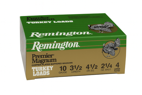 Remington Express Ammunition - 10 Gauge - 3 1/2" -  4 1/2 Dram Eq. - 2 1/4 Oz - 4 Shot  - 10 Rounds