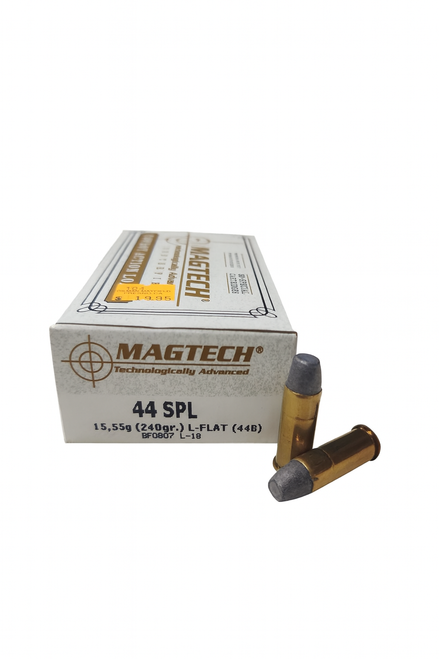 Magtech Cowboy Action Ammunition - 44 S&W Special - 240 Grain Lead Flat Nose - 50 Rounds Magtech Cowboy Action Ammunition - 44 S&W Special - 240 Grain Lead Flat Nose - 50 Rounds