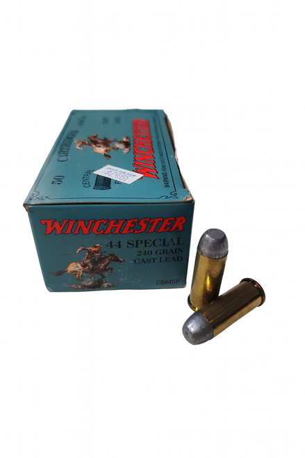 Winchester Ammunition - 44 S&W Special - 240 Grain Lead Flat Nose - 50 Rounds Winchester Ammunition - 44 S&W Special - 240 Grain Lead Flat Nose - 50 Rounds
