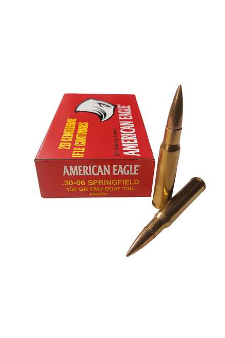 Federal AE Ammunition - 30-06 Springfield - 150 Grain Full Metal Jacket Boat Tail - 20 Rounds