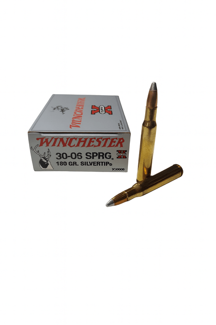 Winchester Super X Ammunition - 30-06 Springfield - 180 Grain Silver Tip - 20 Rounds - Brass Case