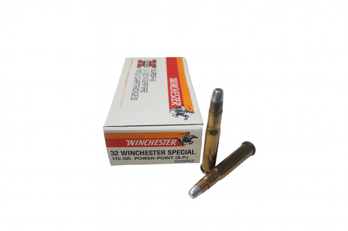 Winchester SuperX Ammunition - 32 Winchester Special - 170 Grain Power Point - 20 Rounds - Brass Case