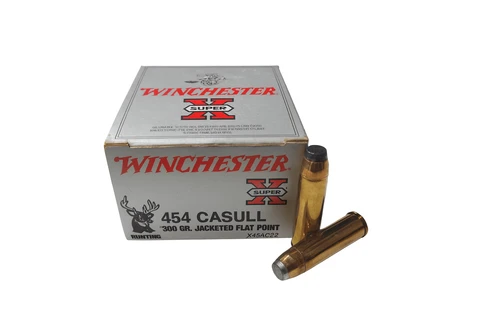 Winchester | 454 Casull 300gr Jacketed Flat Point | 20 Rounds