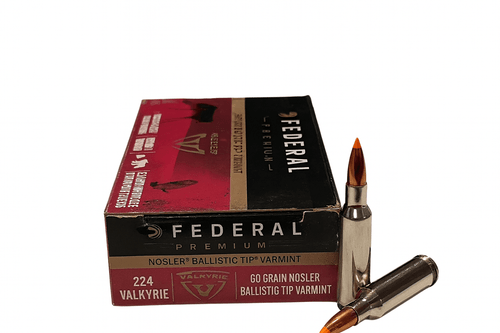 Federal | 224 Valkyrie 60gr Nosler Ballistic Tip | 20 Rounds