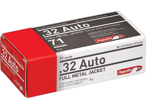 Aguila | 32 Auto 71gr FMJ | 50 Rounds