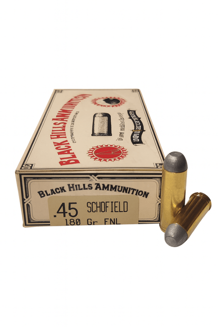 Black  Hills | 45 Schofield 180gr Lead Flat Nose | 50 Rounds