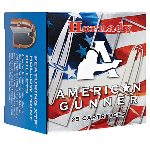 Hornady American Gunner Ammunition - 380 Auto - 90 Grain XTP Hollow Point - 25 Rounds