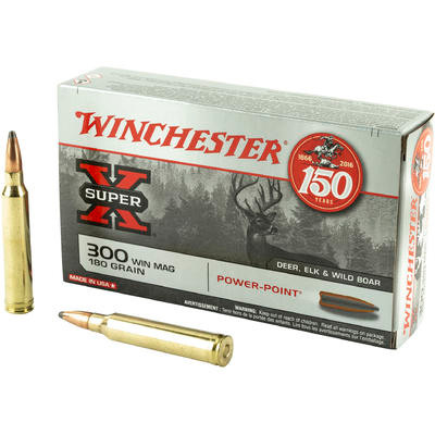 Winchester | 300 Winchester Magnum 180gr Power Point | 20 Rounds