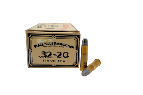 Black Hills Ammunition - 32-20 Winchester - 115 Grain Flat Point Lead - 50 Rounds