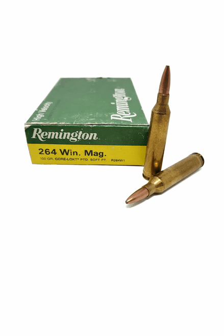 Remington | 264 Win Mag 100 Grain Pointed Soft Point | 20 Rounds