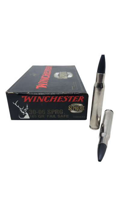 Winchester Supreme Ammunition - 30-06 Springfield - 165 Grain Fail Safe -  20 Rounds