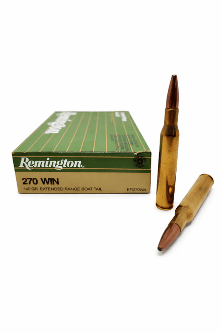 Remington Ammunition - 270 Winchester - 140 Grain Extended Range Boat Tail -20 Rounds