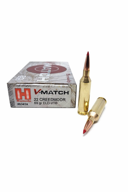 Hornady | 22 Creedmoor 69 Grain ELD-VT | 200 Rounds