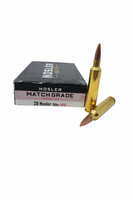 Nosler | 28 Nosler 168gr HP | 20 Rounds