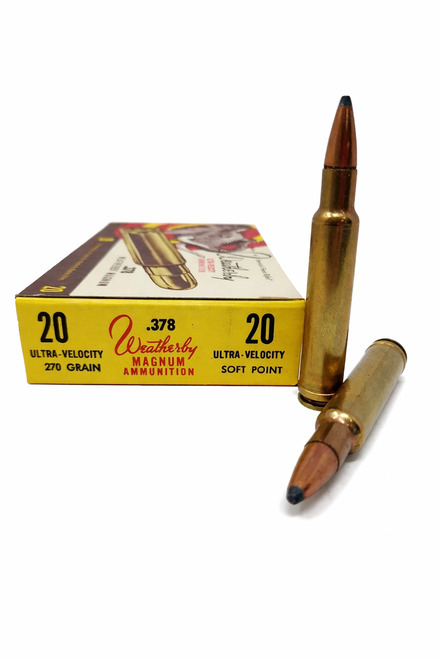 Weatherby | 378 Weatherby Mag 270gr SP | 20 Rounds