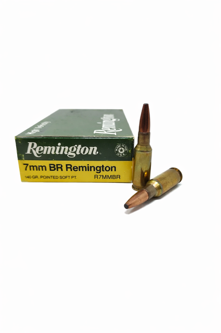 Remington Ammunition - 7 MM Benchrest - 140 Grain Pointed Soft Point - 20 Rounds - Brass Case