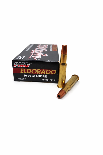 PMC Starfire Ammunition - 30-30 Winchester - 150 Grain Starfire Hollow Point - 20 Rounds - Brass Case