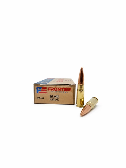 Frontier | 338 ARC 285 Grain Full Metal Jacket | 200 Rounds