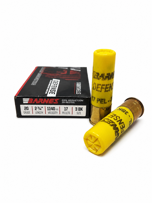 Barnes | 20 Gauge 2 3/4" 3 Buck 17 Pellets | 5 Rounds
