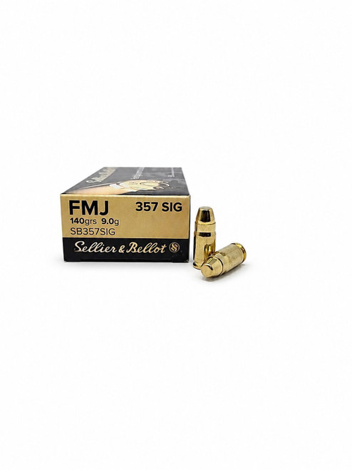 Sellier & Bellot | 357 SIG 140gr FMJ | 50 Round