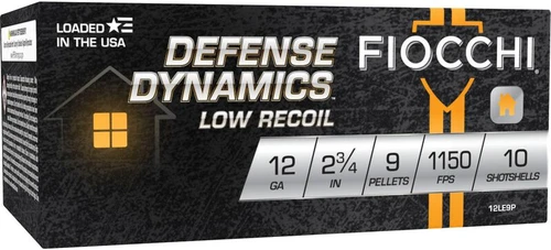 Fiocchi | 12 Gauge 00 Buck 2 3/4" 9 Pellets | 10 Rounds