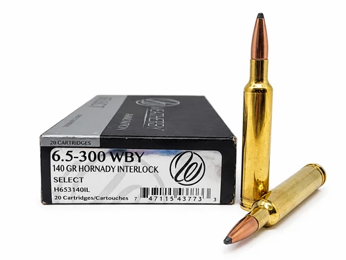 Weatherby | 6.5-300 Weatherby 140 Grain Interlock | 20 Rounds