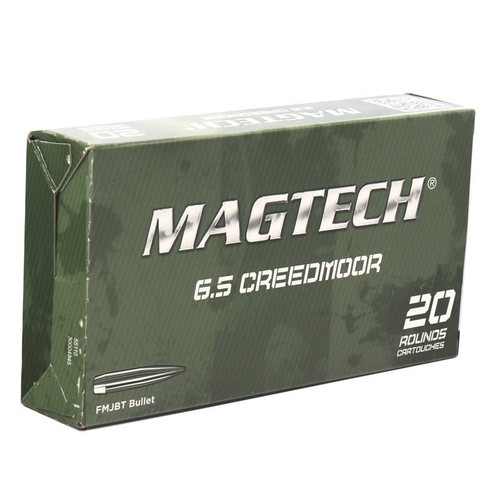 Magtech 6.5 Creedmoor - 140 Grain - Full Metal Jacket - 500 Rounds - Brass Case
