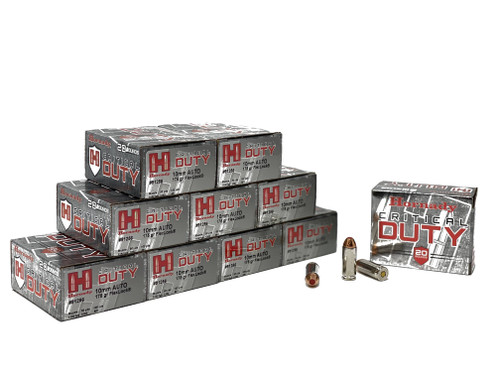 Hornady Critical Duty - 10 MM Auto - 175 Grain FlexLock - 200 Rounds