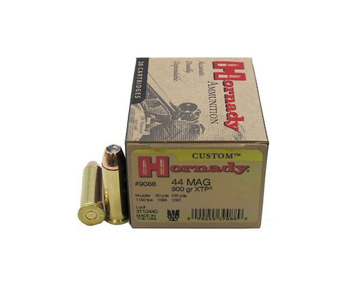 Hornady - 44 Rem Magnum - 300 Grain XTP Hollow Point - 200 Rounds - Brass Case