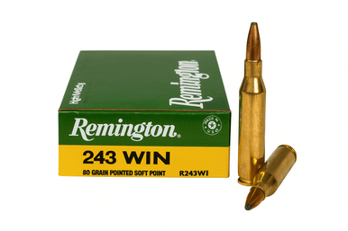 Remington | 243 Winchester 80gr SP | 20 Rounds | Miwall Wholesale ...