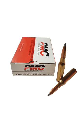 ammo CD6枚セット PMC | 6.5X55 Swedish 139gr SP | 20 Rounds | Miwall Wholesale
