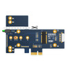 PN12A M.2 B Key to PCIe x1 and USB3.0 Dual SIM Adapter