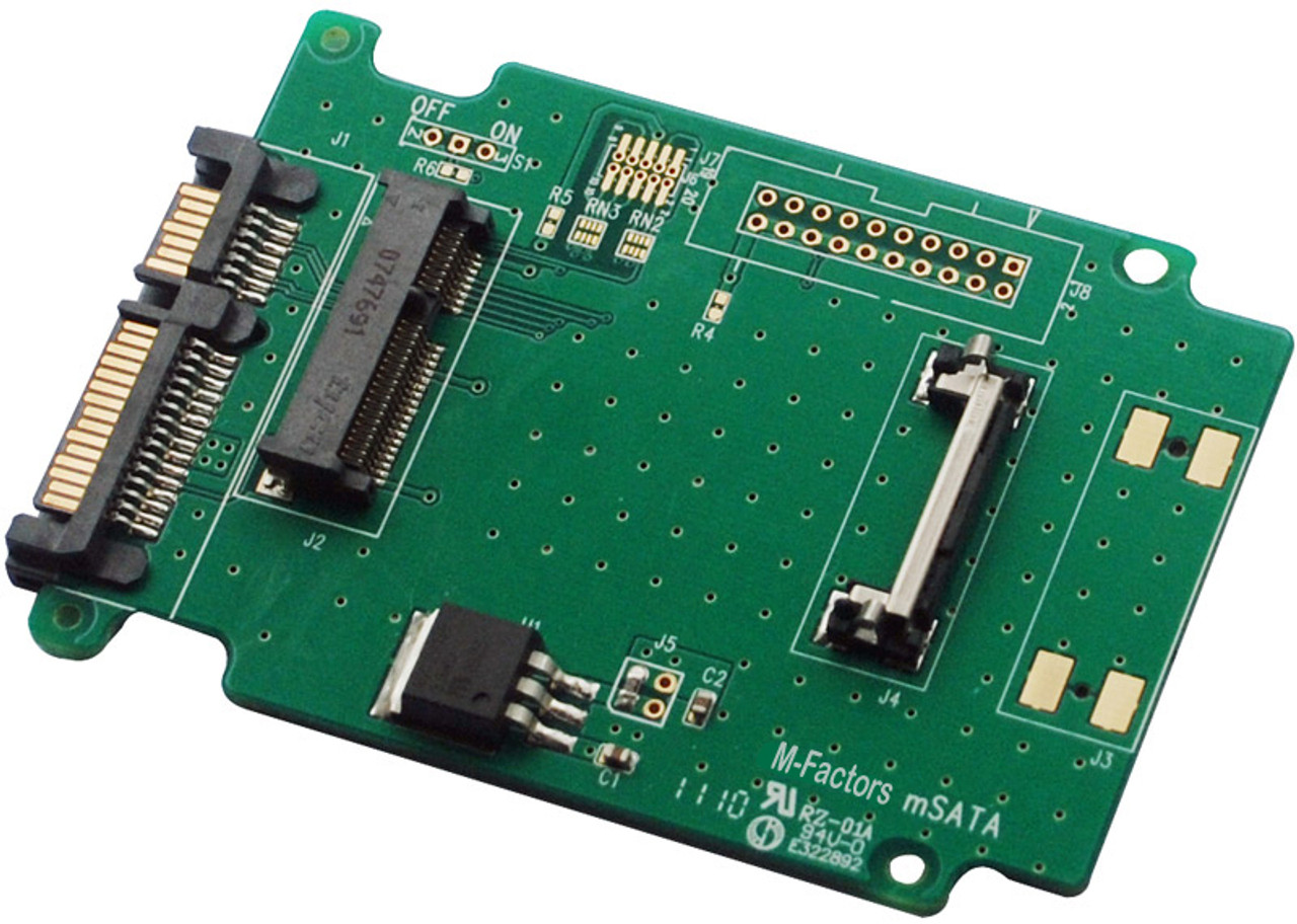 mSATA SSD to 2.5' SATA Adapter Converter - Drive Adapters and Drive  Converters, Hard Drive Accessories