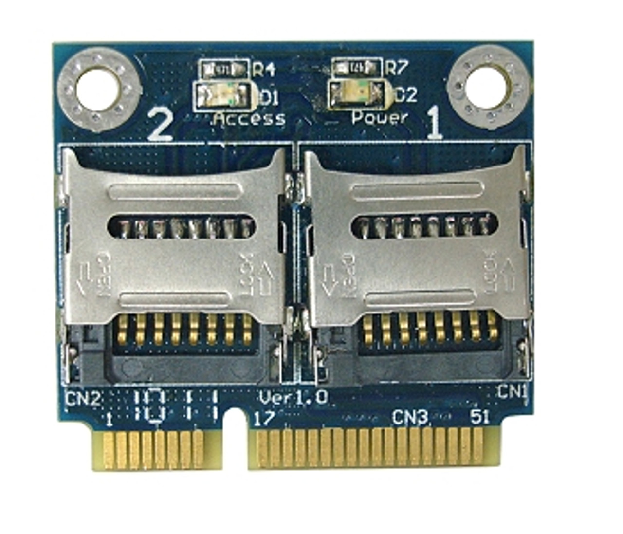MR15 (Dual Micro SD Cards to Mini PCIe adapter)