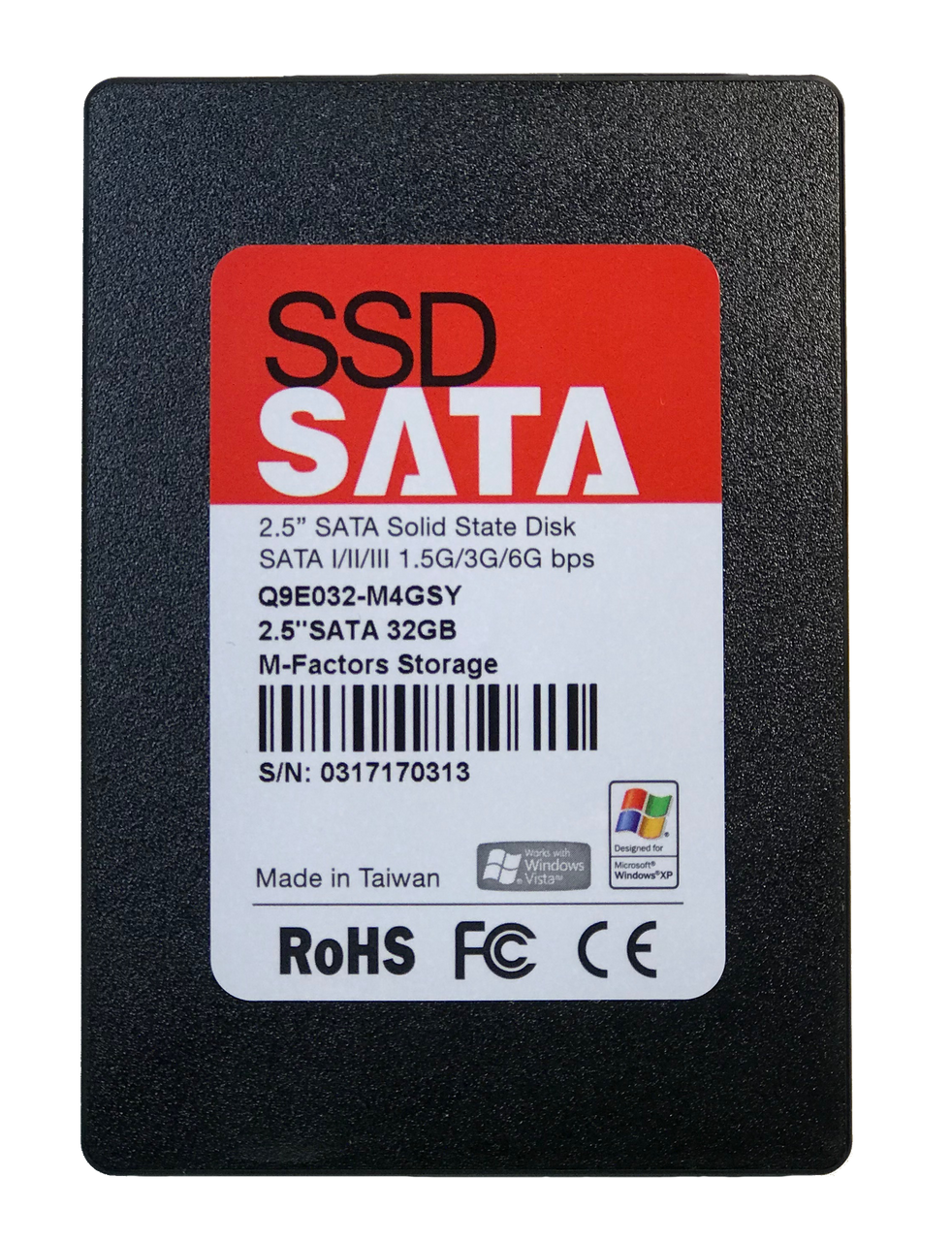 Overview / Features, SSD-64GS-2M, 2.5-inch 64GB SATA SSD MLC