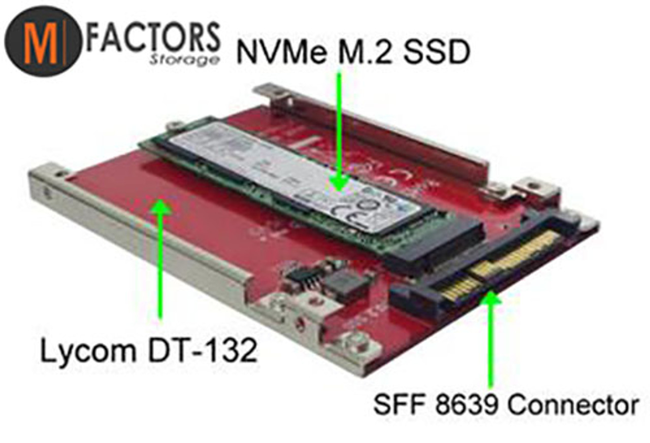 PCIe NVMe Gen3/Gen4 M.2 SSD to NVMe U.2 2.5” SFF-8639 SSD Adapter