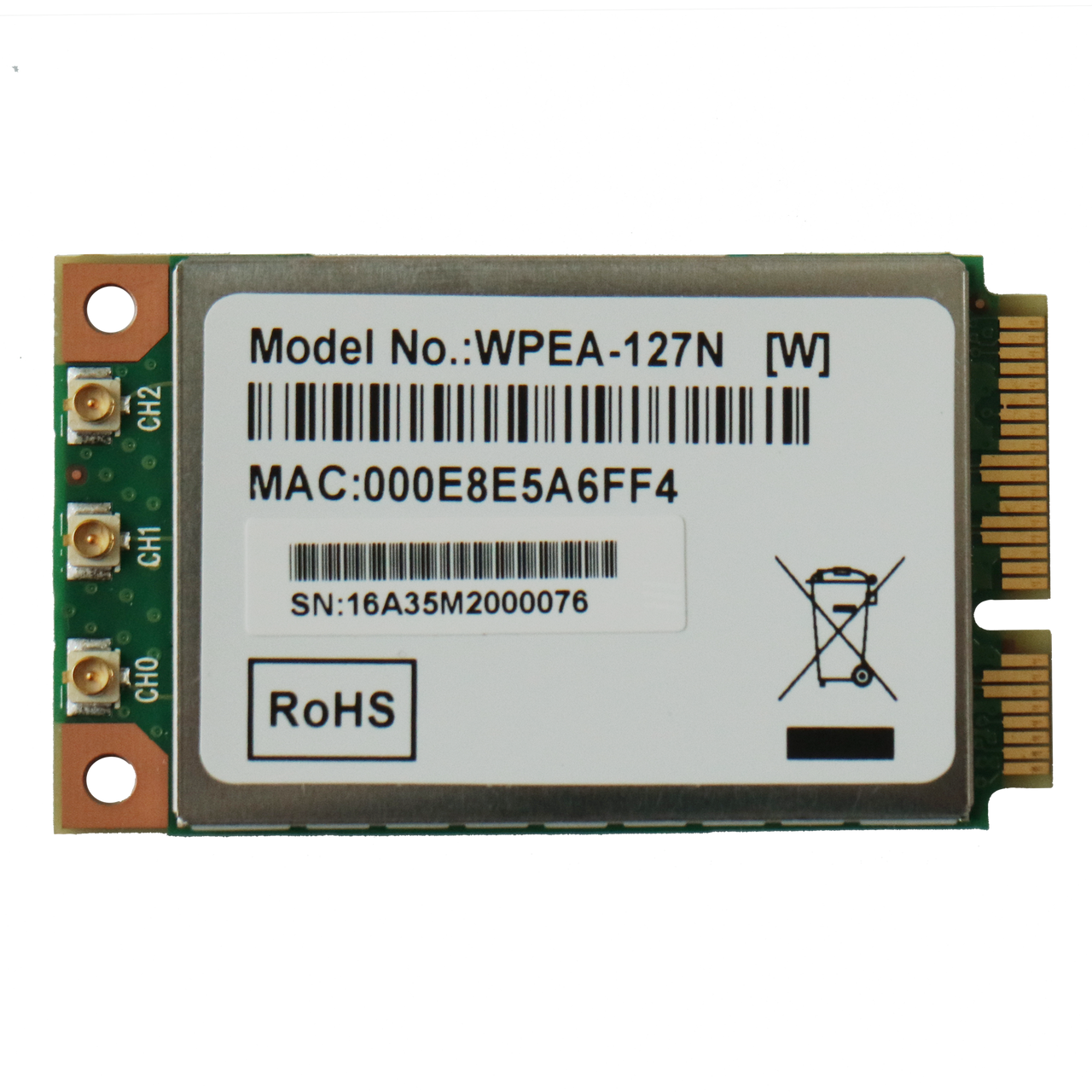 Wpea 127n 802 11a B G N Mini Pcie Module Atheros Ar9380 Al1a 3t3r Xb112 M Factors Storage