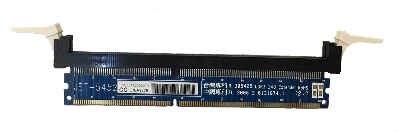 JET-5452C (DDR3 240pin DIMM Extender) - M-FACTORS Storage