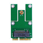 M2MS1 (NGFF) to mSATA adapter) M-FACTORS Storage