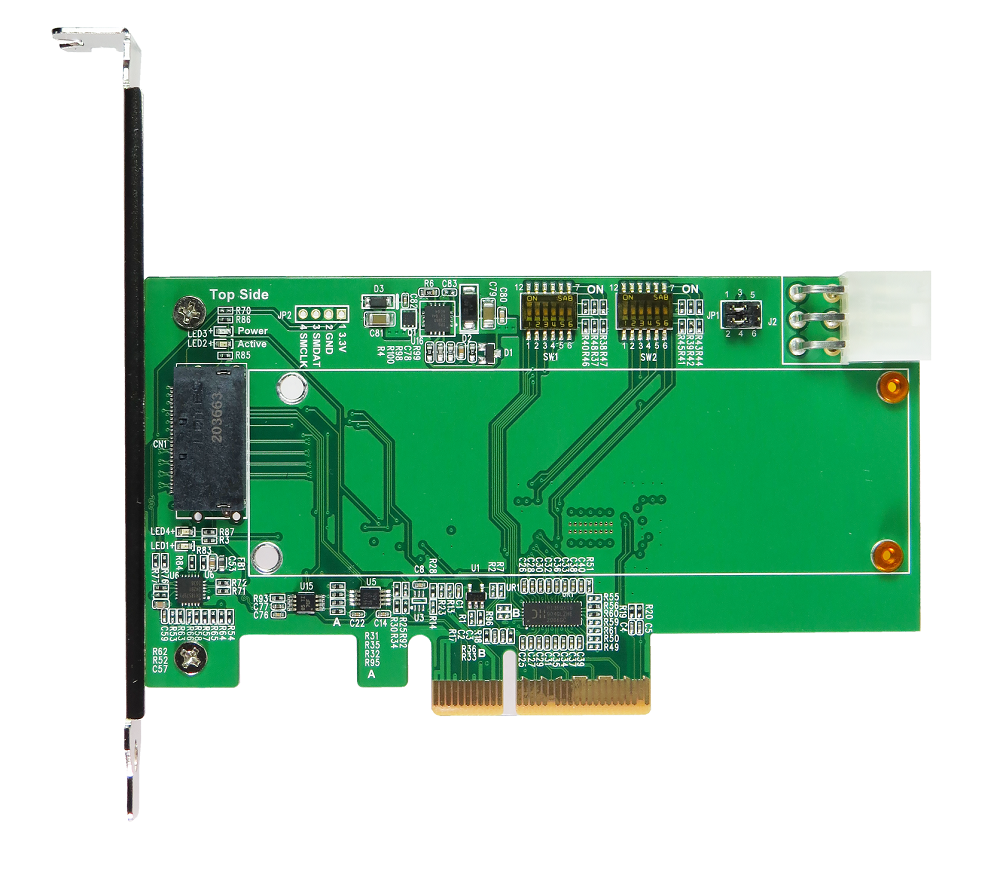 DP9504 PCIe x4 with ReDriver & Hot Plug controllers to Gen-Z 1C