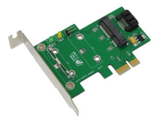 MP3S (mSATA to SATA adapter for PCIe Slot) M-FACTORS Storage