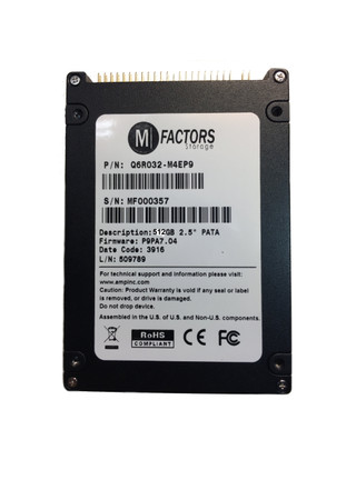 512GB - 2.5-Inch PATA IDE MLC (Toshiba NAND) SSD - M-FACTORS