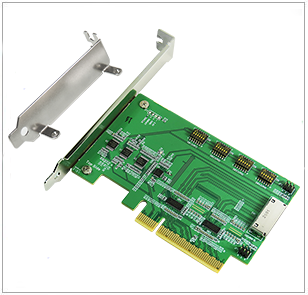 DPページ DP8305 (PCIE X8 GEN 4 WITH REDRIVER TO OCULINK 8I AIC) - M-FACTORS