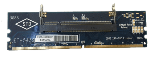 JET-5439 (DDR2 SODIMM adapter) converter for 200pin DDR2 SODIMM into 240pin DIM