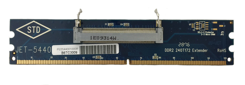 JET-5440 (DDR2 172pin Micro DIMM adapter) Converter for 172pin DDR2 Micro DIMM into 240pin DIMM adapter
