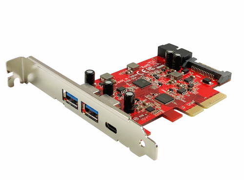 UB-158 5Ports USB3.1 10Gbps PCIe Low Profile Host Adapter