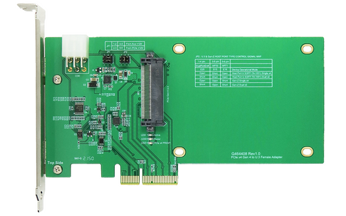 DP9106 (PCIE X4 GEN 4 TO U.3 AIC)