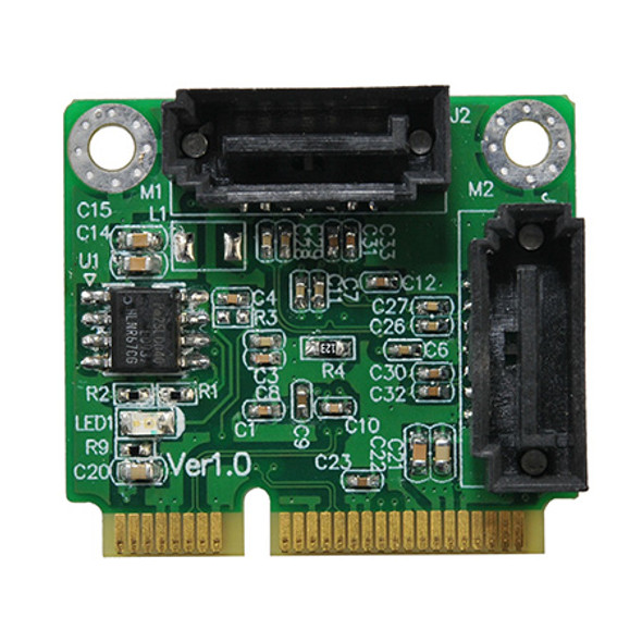 PM1061 (SATA III to Mini PCIe 2.0 adapter)